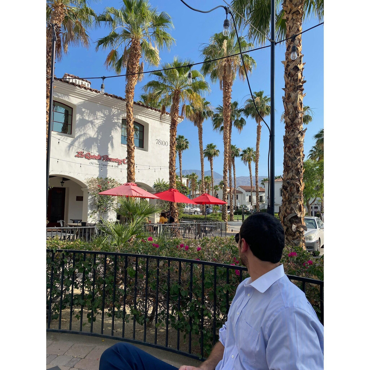 June 6, 2023. Peter drove Codrina to a job interview in palm desert followed by a lovely dinner in palm springs.