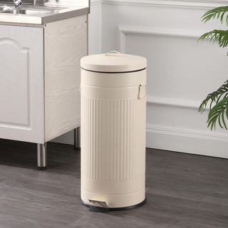 Theo Retro Step Trash Can with Lid & Free Mini Trash Can