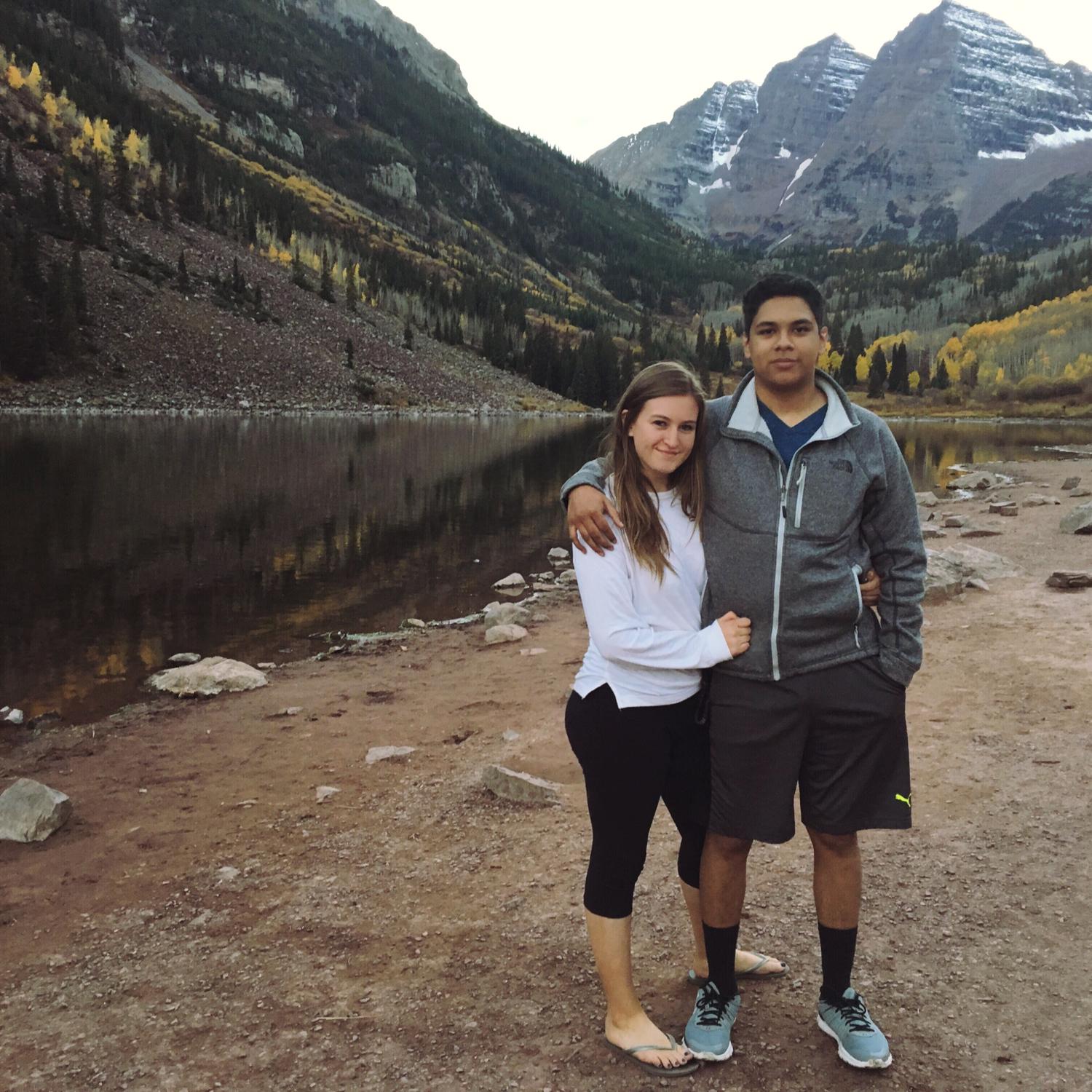 Family trip up to Maroon Bells