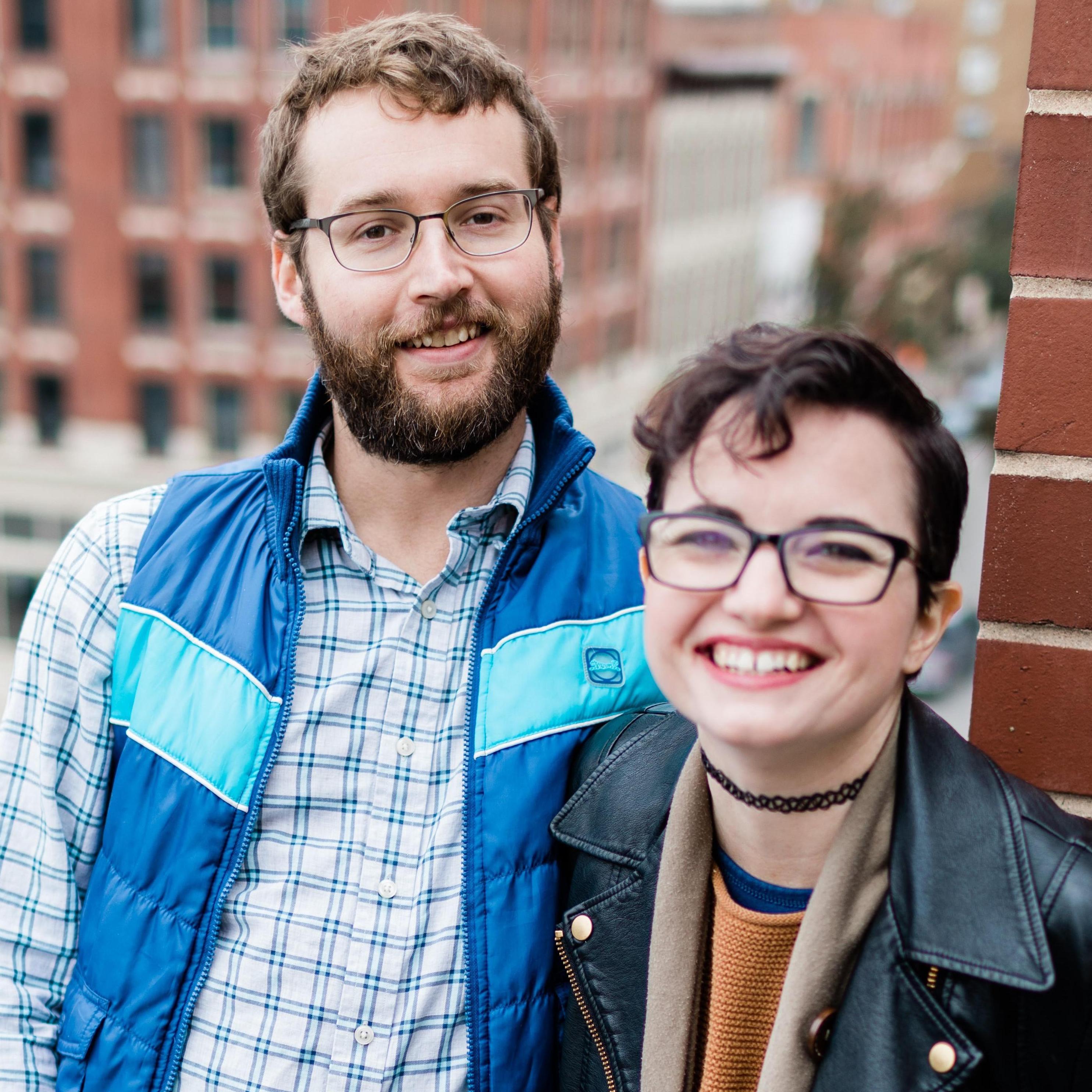 Posing on our apartment balcony, part of a photo shoot with Lauren Matysik Photo in November 2019.
