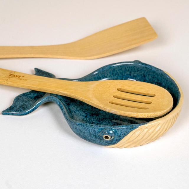 Whale spoon rest, Kitchen gift, Kitchen decor, Weird spoon rest, Fish spoon rest, Ceramic spoon rest, Handmade spoon rest, Whale decor