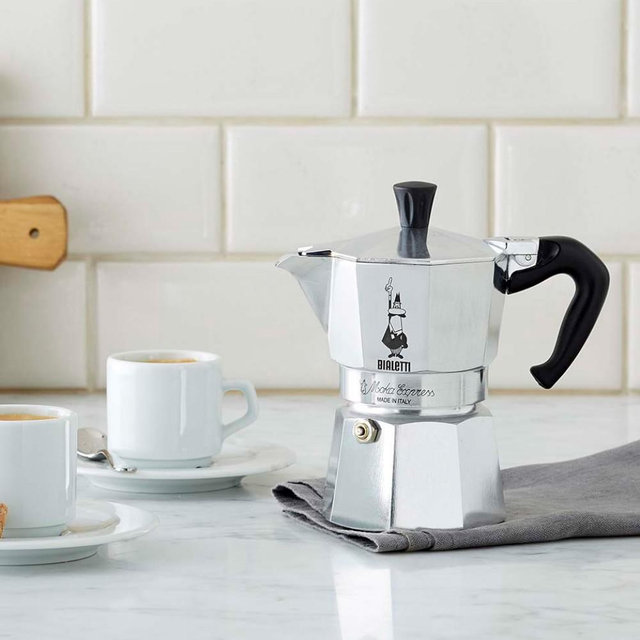 Bialetti Moka Express 3-Cup Stovetop Espresso Maker