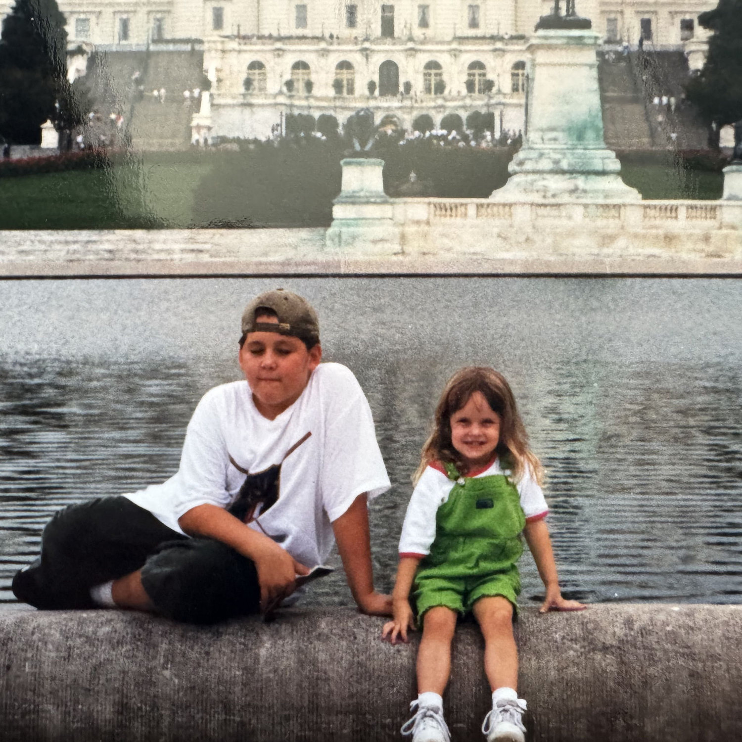 Faith and Justin as children