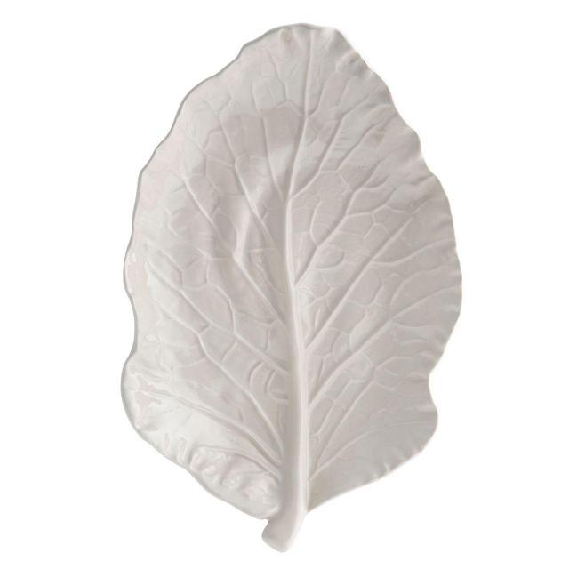 Bordallo Pinheiro Cabbage Beige Leaf Plate (Set of 2)