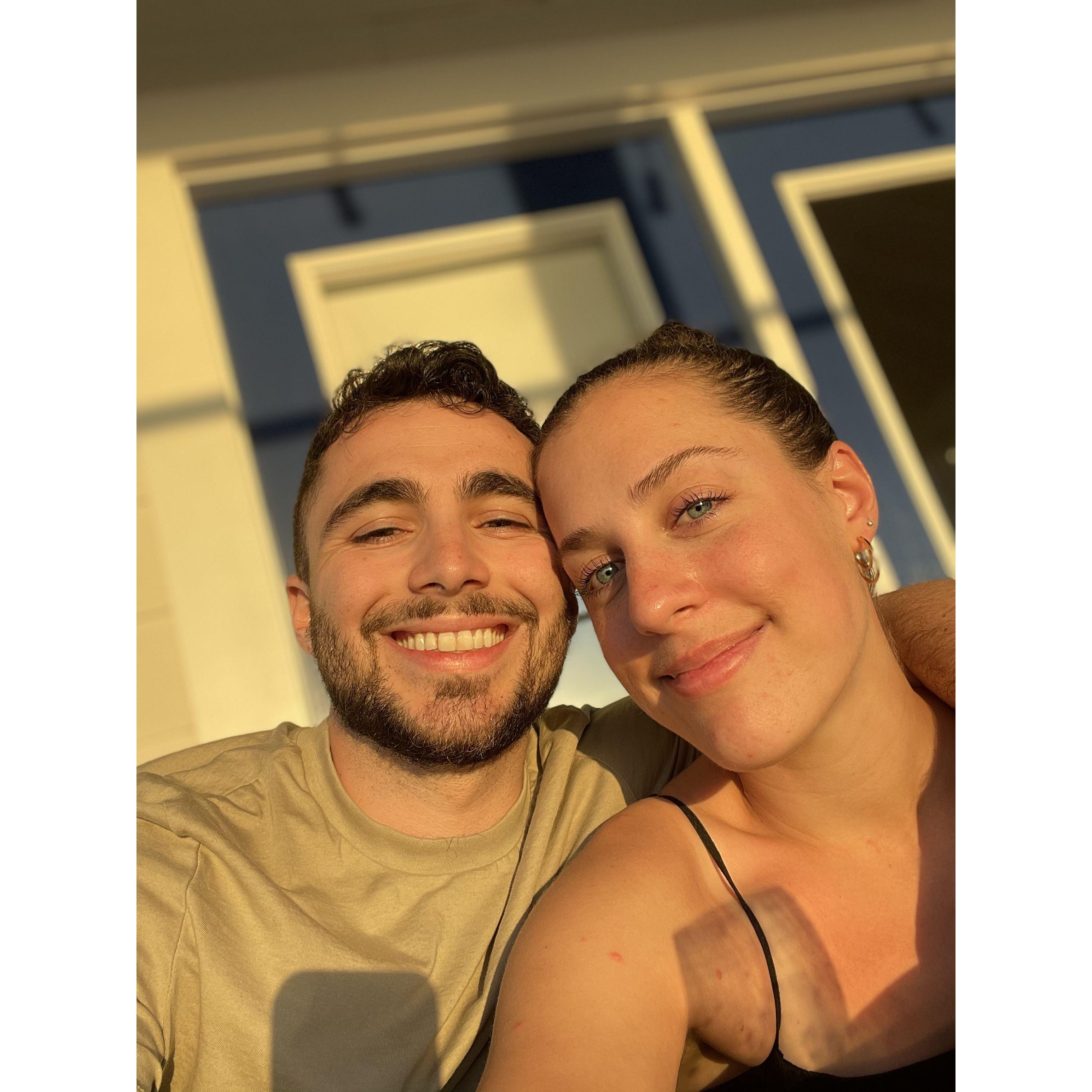 Golden hour on Bald Head Island, April 2021