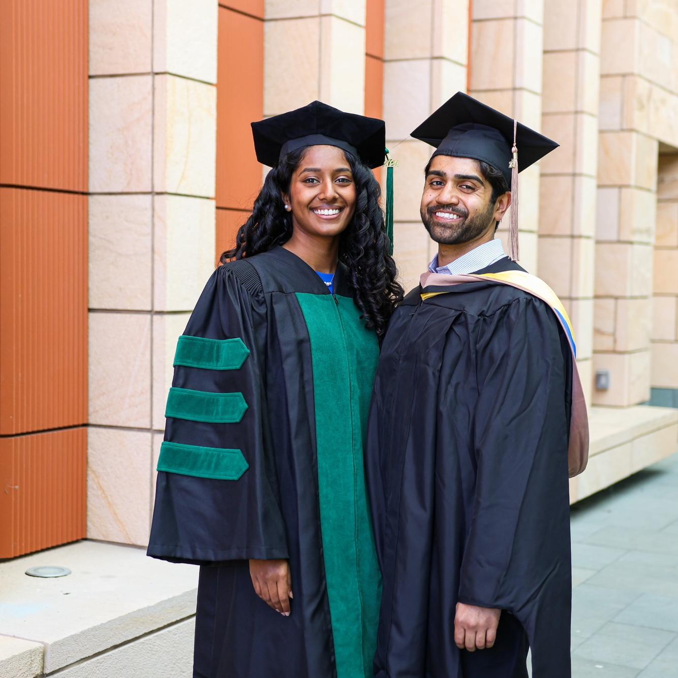 A milestone we shared was graduating together