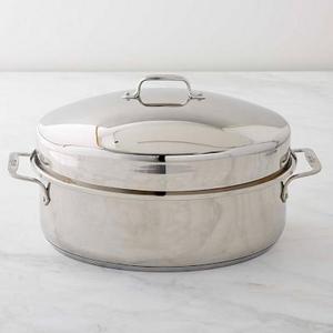 All Clad Stainless-Steel Covered Oval Roaster