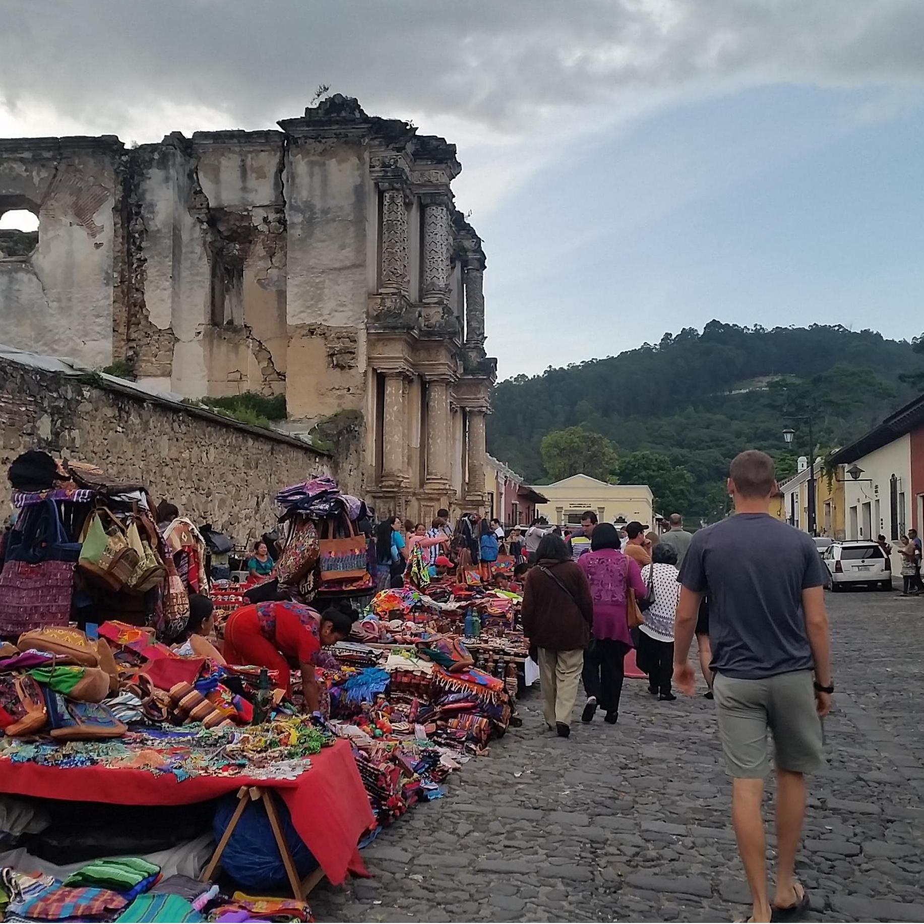 Exploring Antigua, Guatemala.