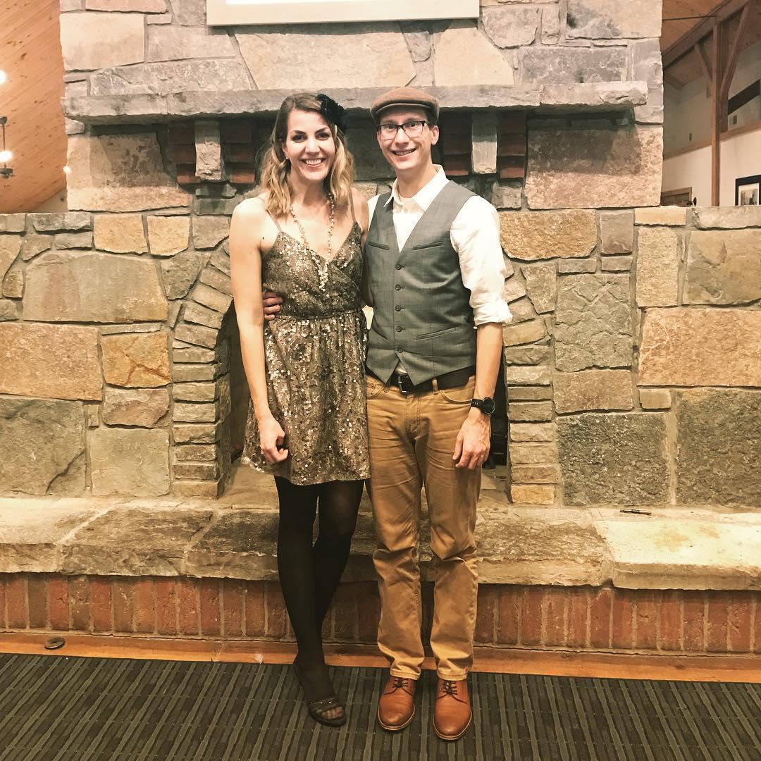 20's-themed murder mystery dinner!
(We failed to solve the murder.)
