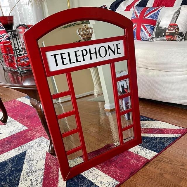 Telephone Booth Mirror