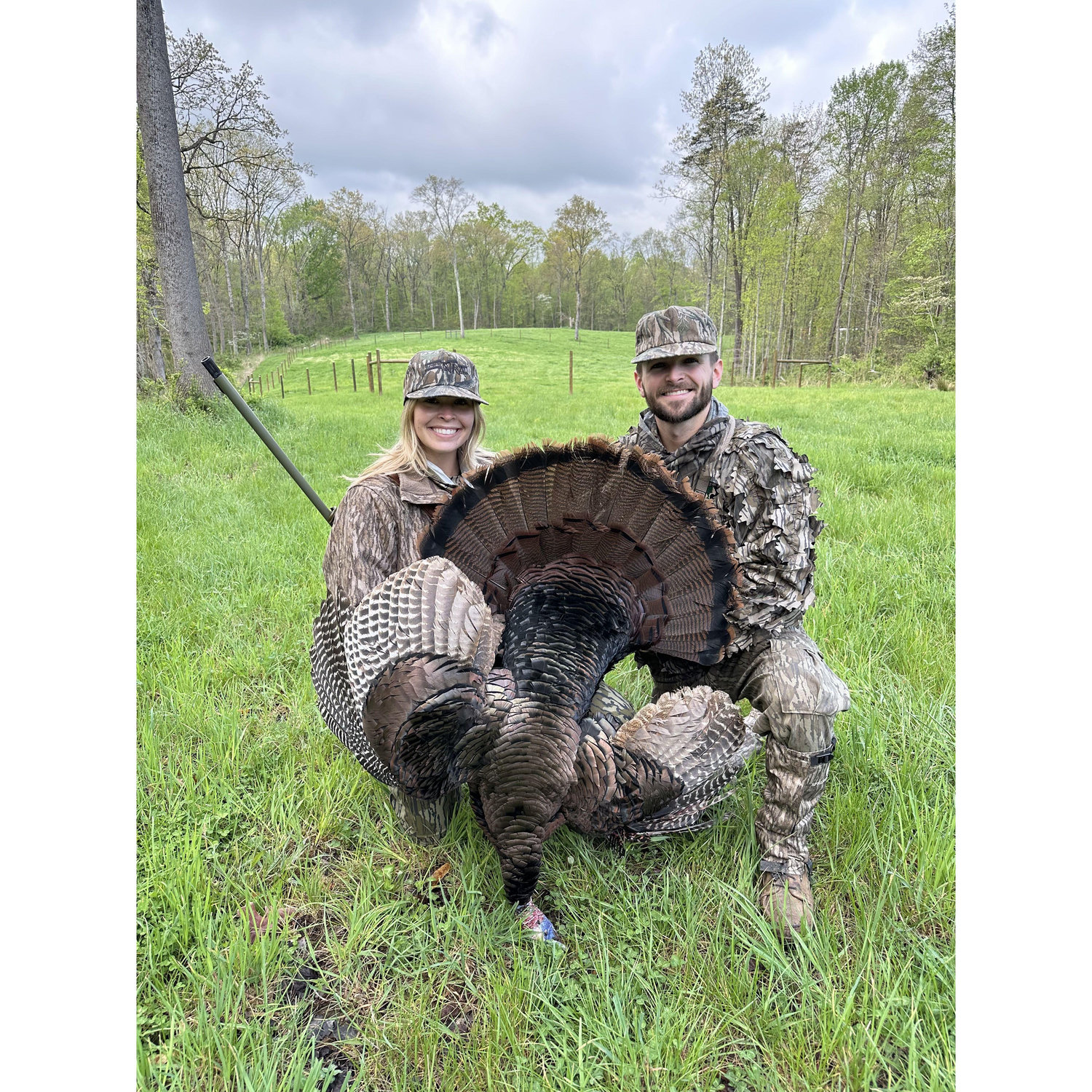 My first gobbler ever, thanks to Isaiah!