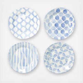 Modello Assorted Salad Plate, Set of 4