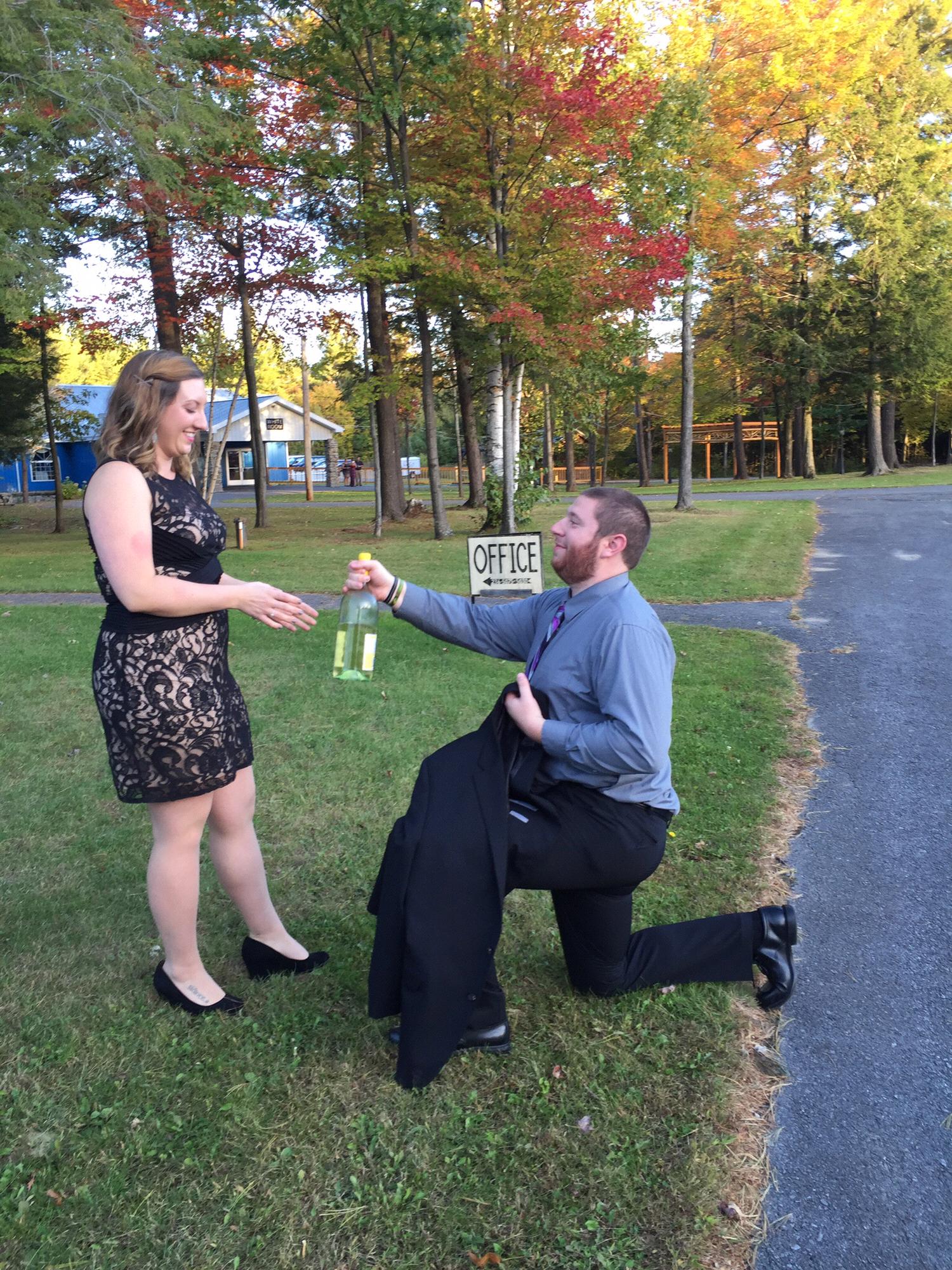 The first time Erin said "yes!"