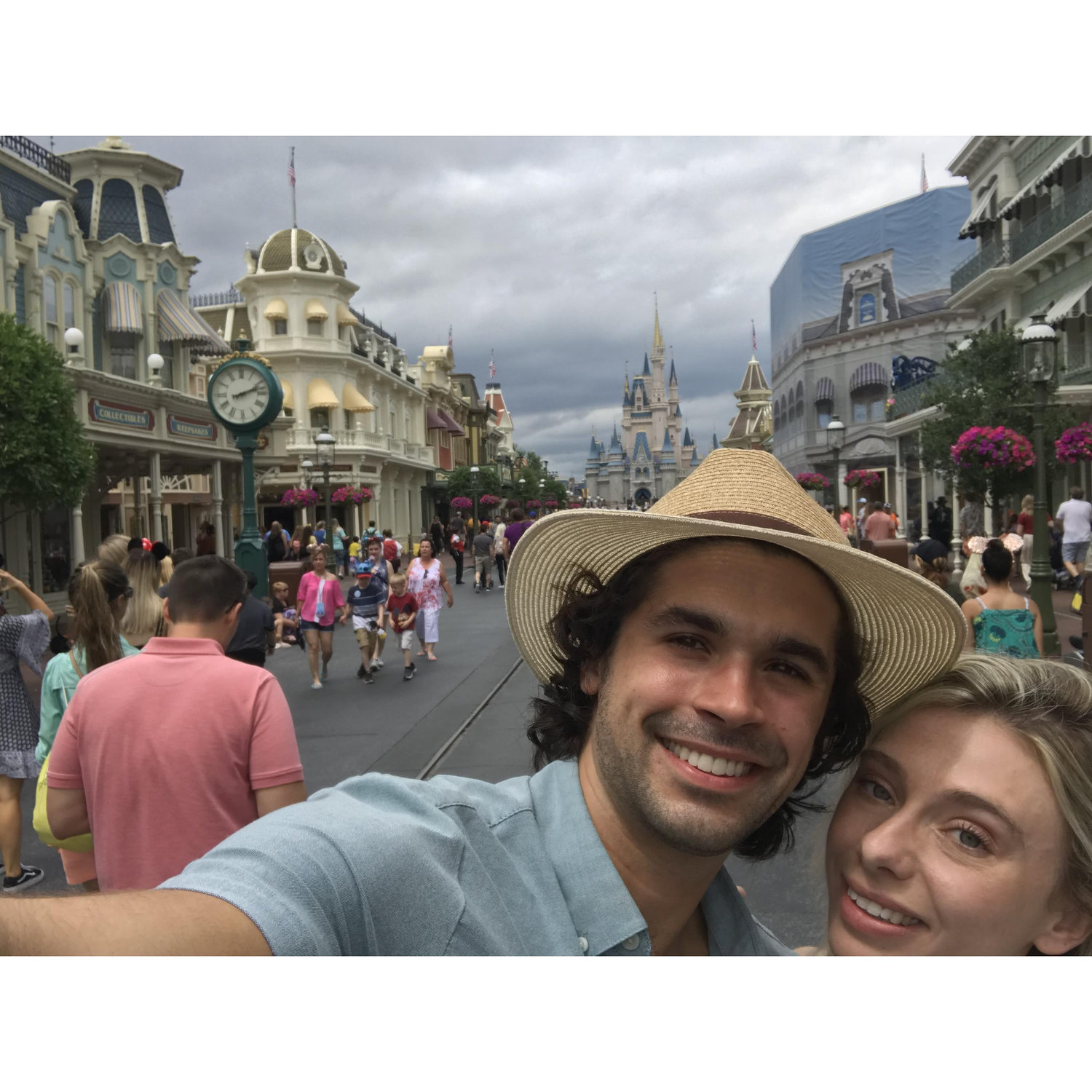 Yes we went to Disneyworld together, in our defense is was a completely paid for trip. Thanks Wells Fargo.