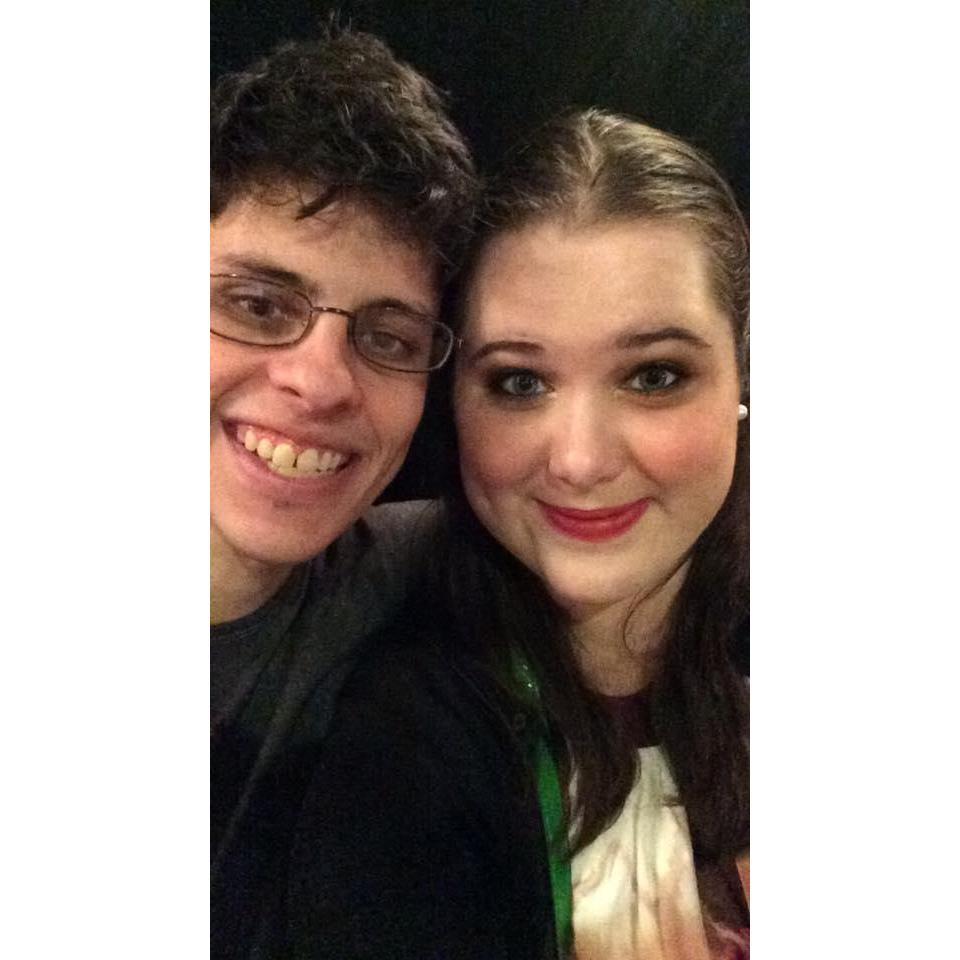 At Fiddler on the Roof for Richard's Birthday