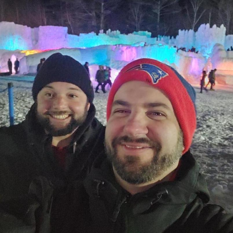Feb. 6, 2023 - Having had discussed a desire to visit NH's Ice Castles for over two years, we were thankful the day before had been sold out and our visit wasn't ruined by the artic blast.