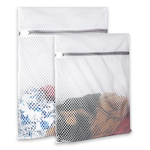 SUERIV Delicates Laundry Bag - 2 Pack Durable Honeycomb Mesh Lingerie Wash Bag