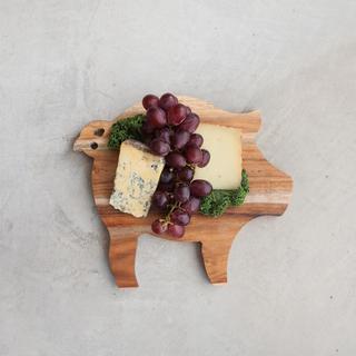 Rustic Farmhouse Pig Cheese Board