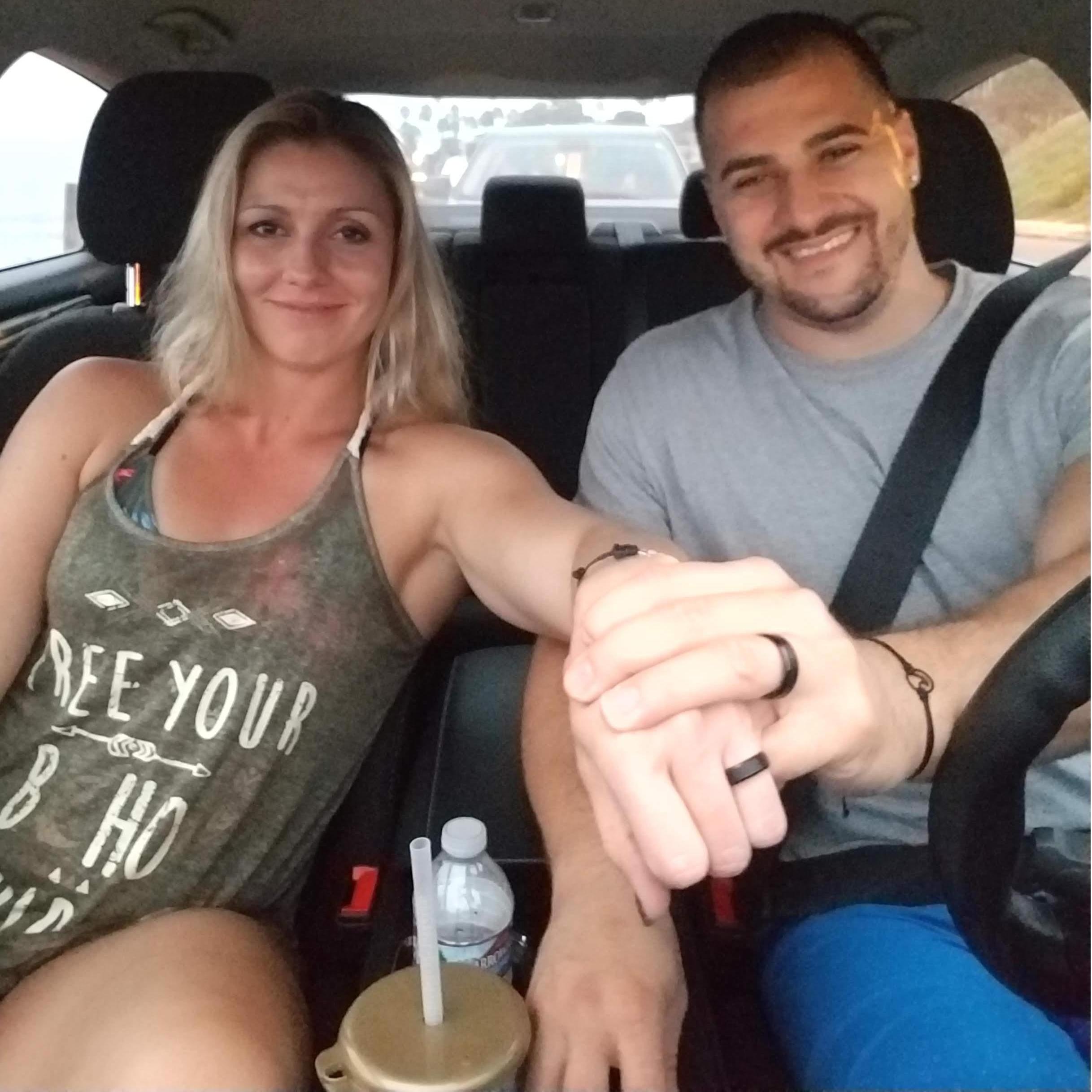 After he gave me our promise rings after 4 months!