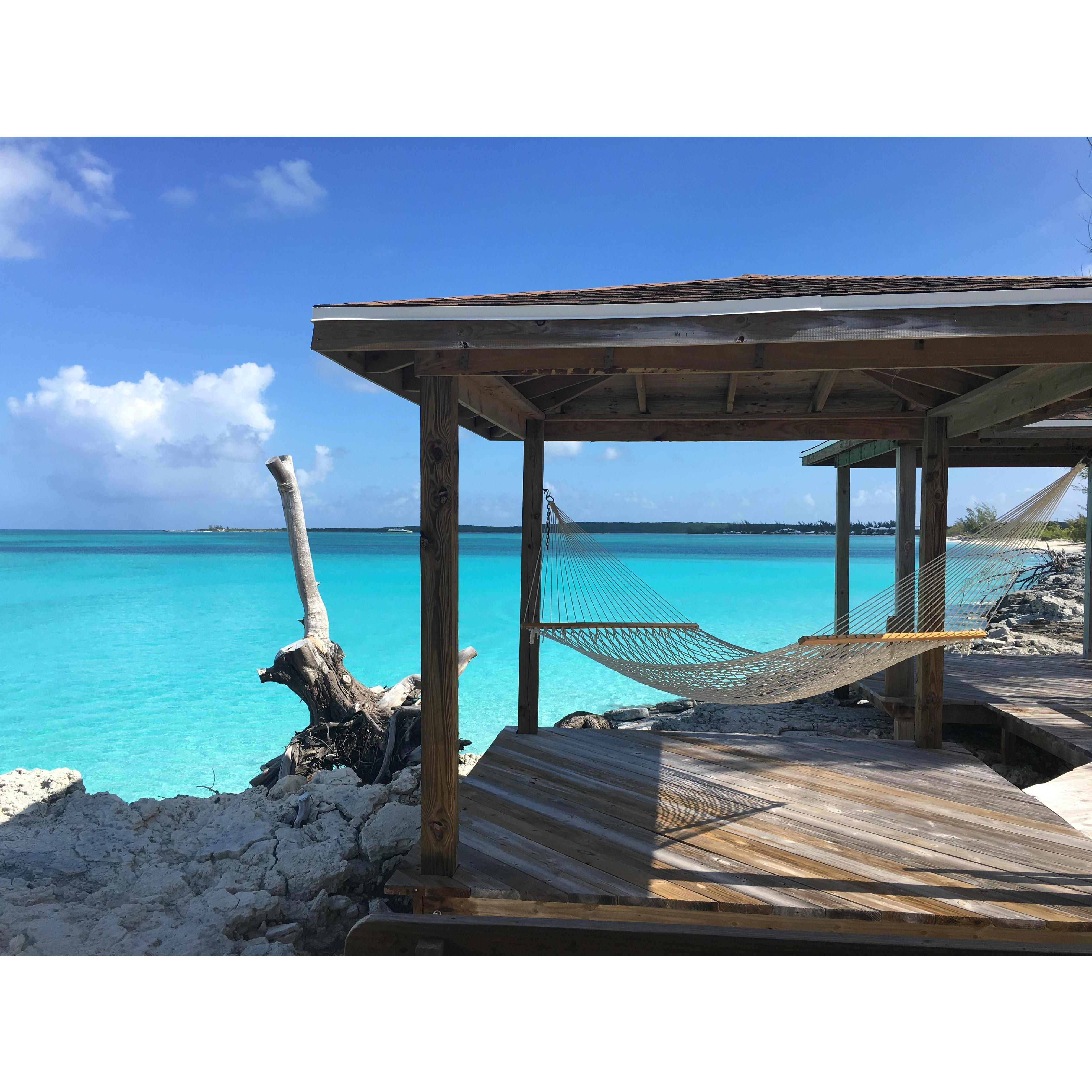 Cabana at Stella Maris....imagine taking a nap here!