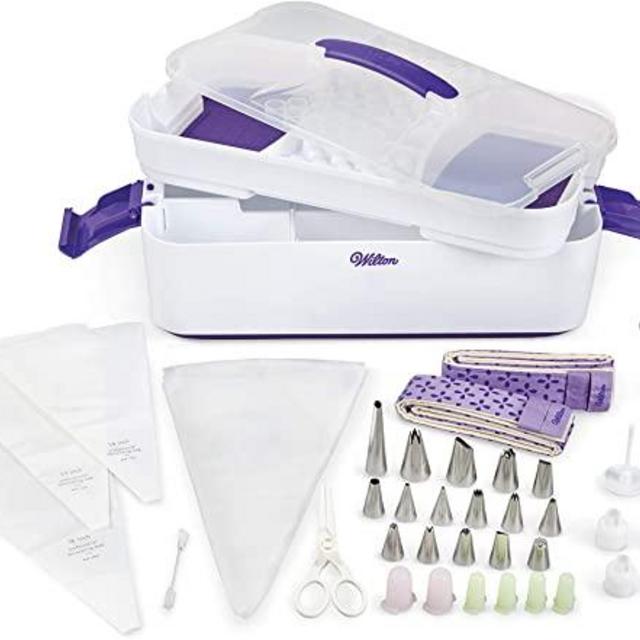 Wilton Decorator Preferred Buttercream Cake Decorating Set, Creating Your Masterpiece is as Easy as Cake, 48-Piece