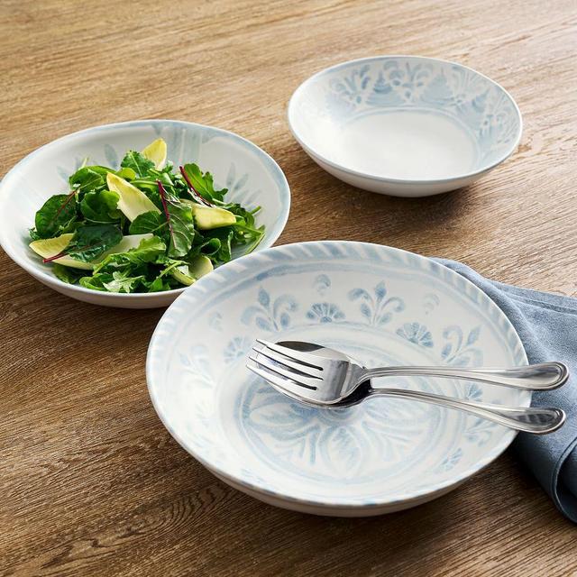 Chambray Tile Stoneware Serving Bowls (4)