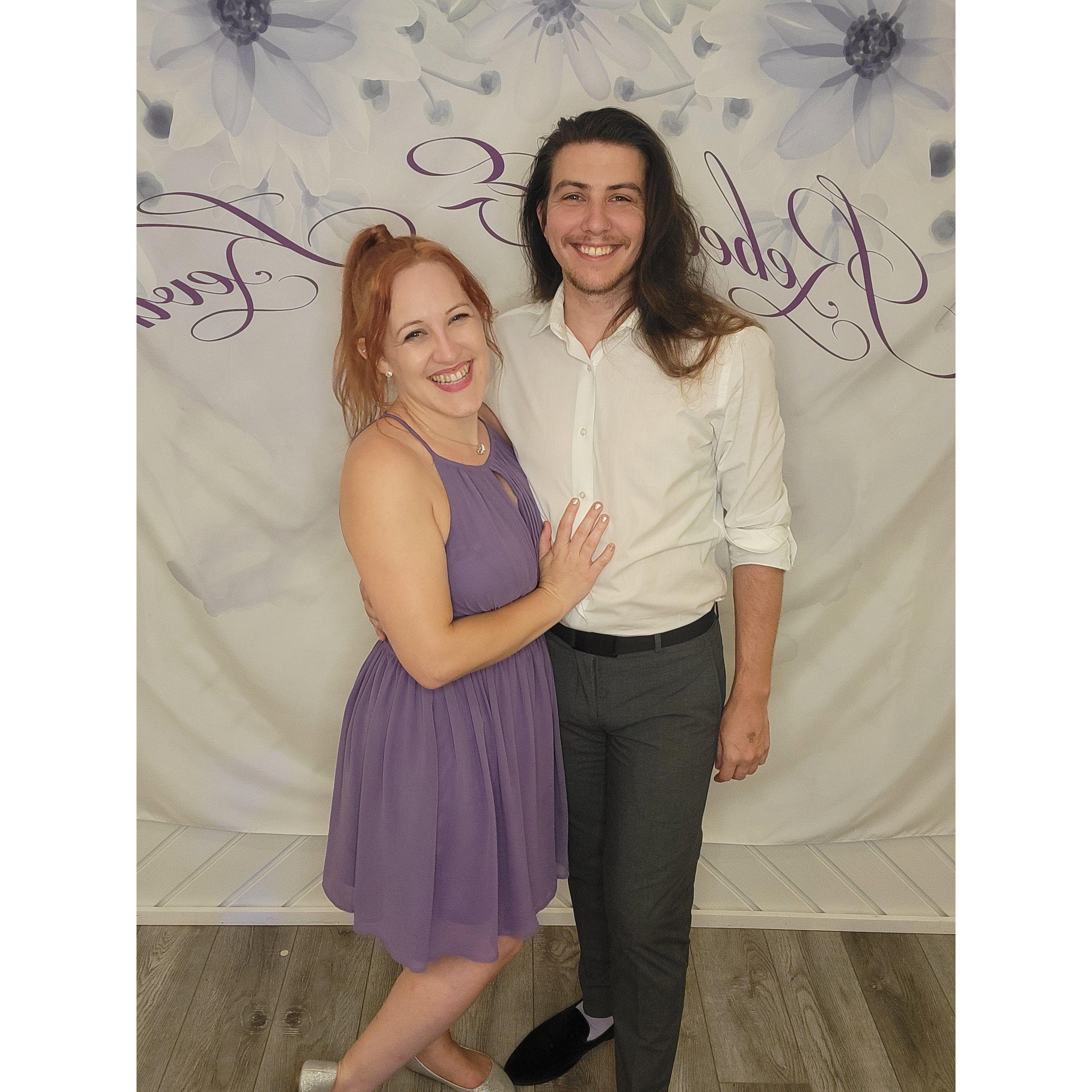 October 2022: Partying at Rebecca & Kevin's wedding!