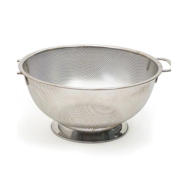 RSVP International Endurance Precision Pierced Stainless Steel 5 Quart Colander