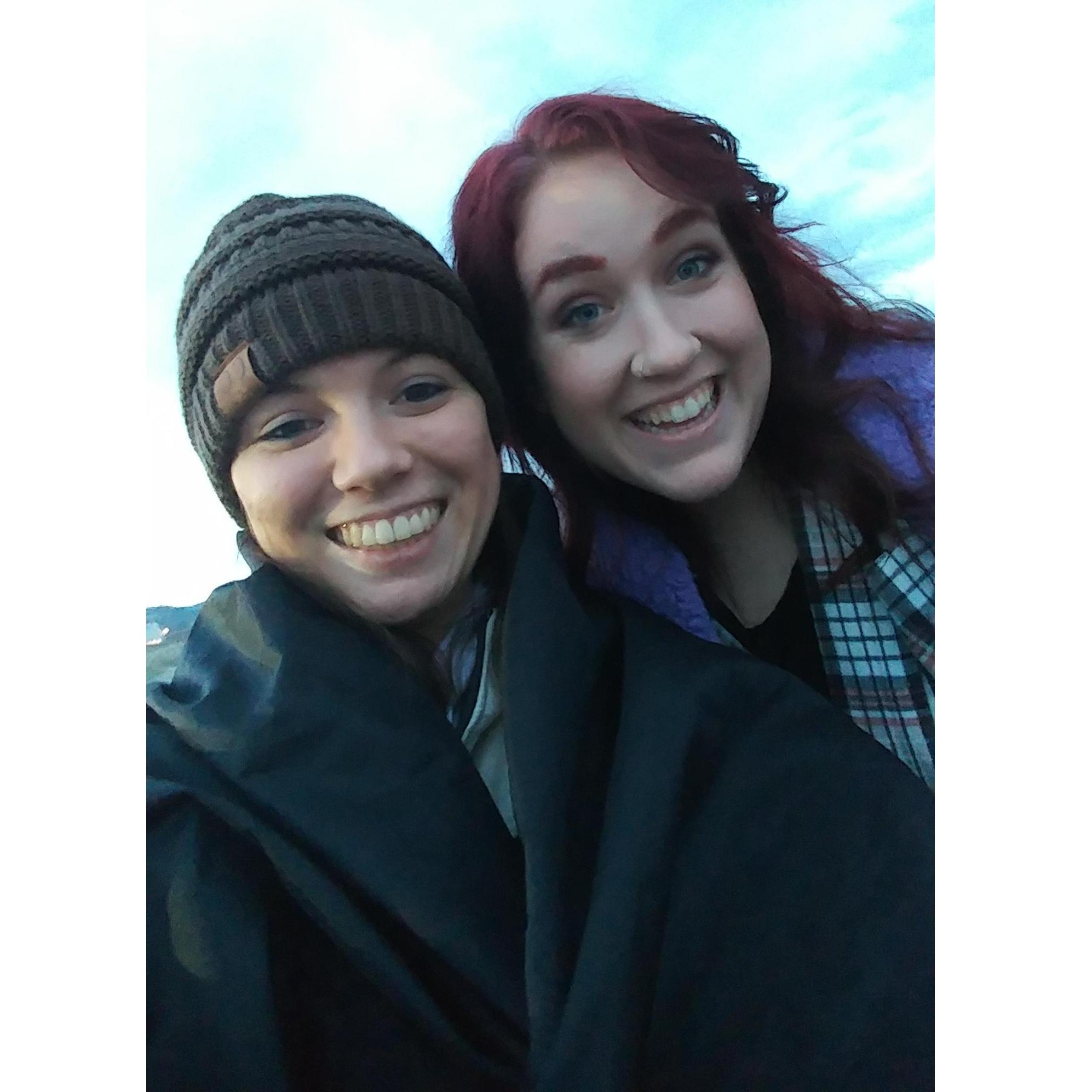 That was one cold beach trip!