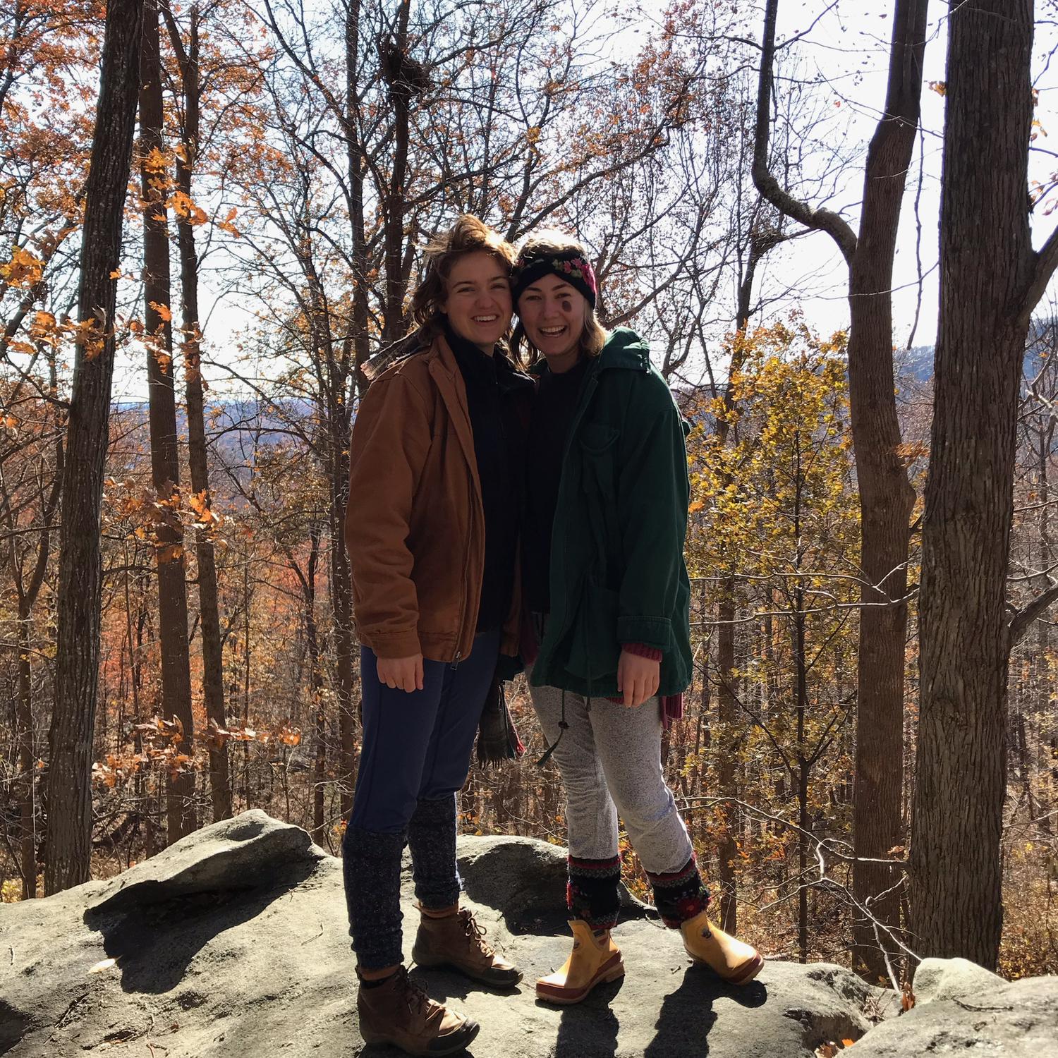 Rock climbing trip with friends Adair and Arris.