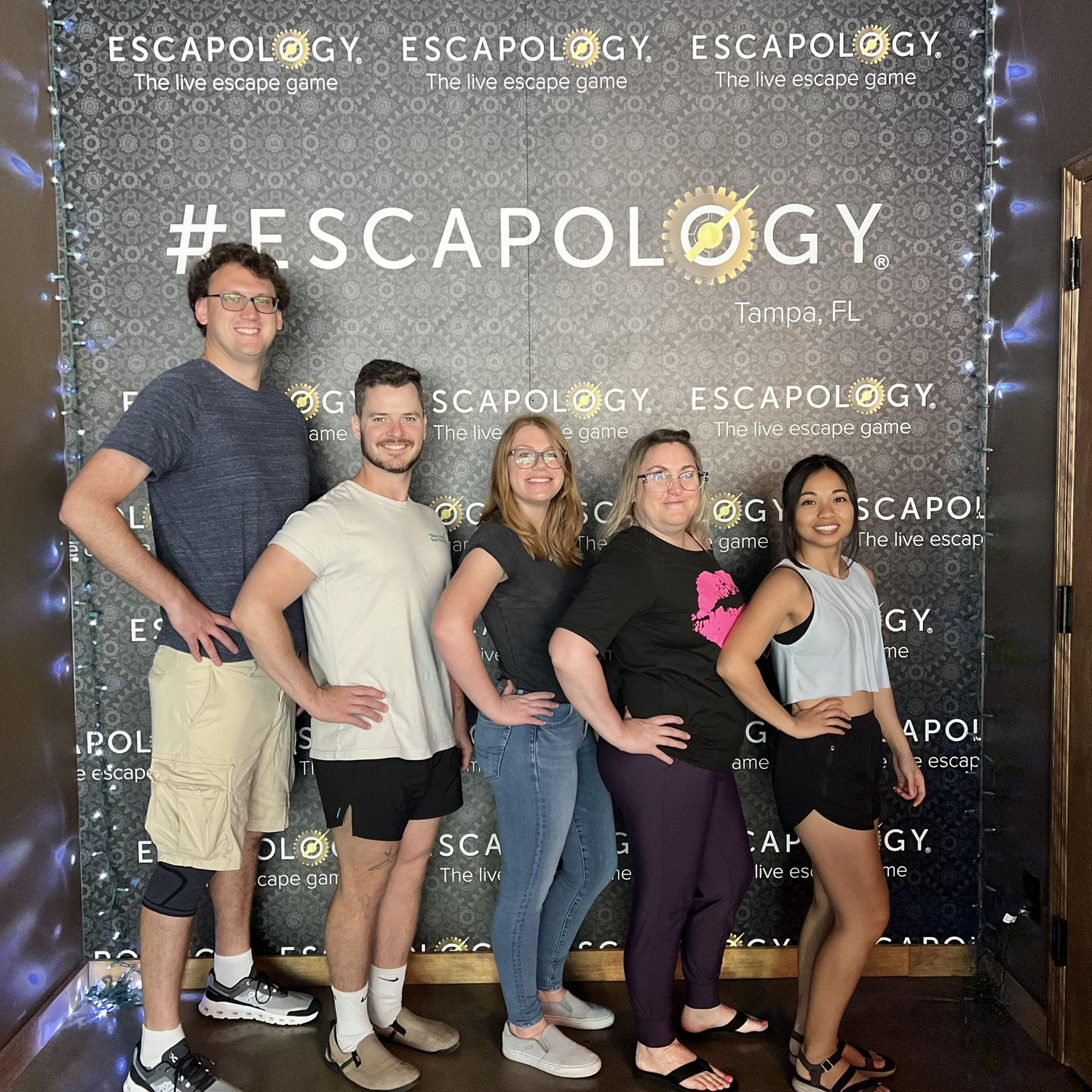 Escape room with friends