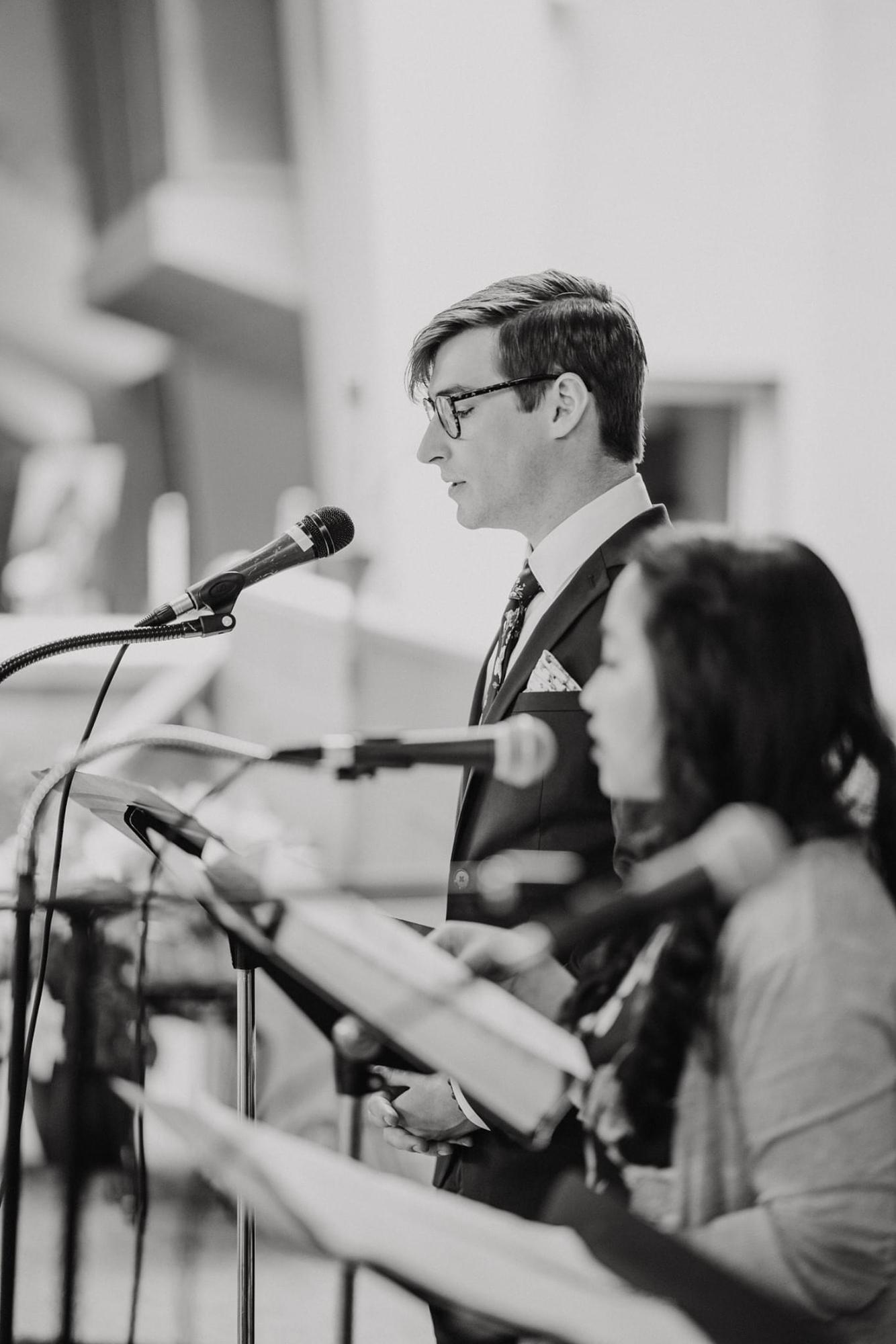 Singing together at church was our weekly touch point before we started dating. We’ve also sung in 4 weddings together.
We still love singing together now, and often post ukulele covers online!