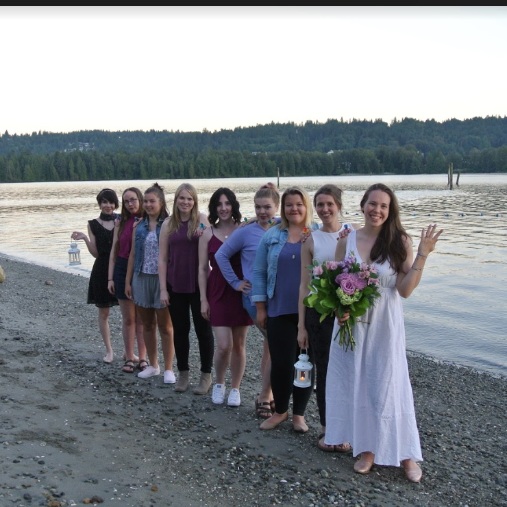 Bridesmaids dinner at Old Orchard Park