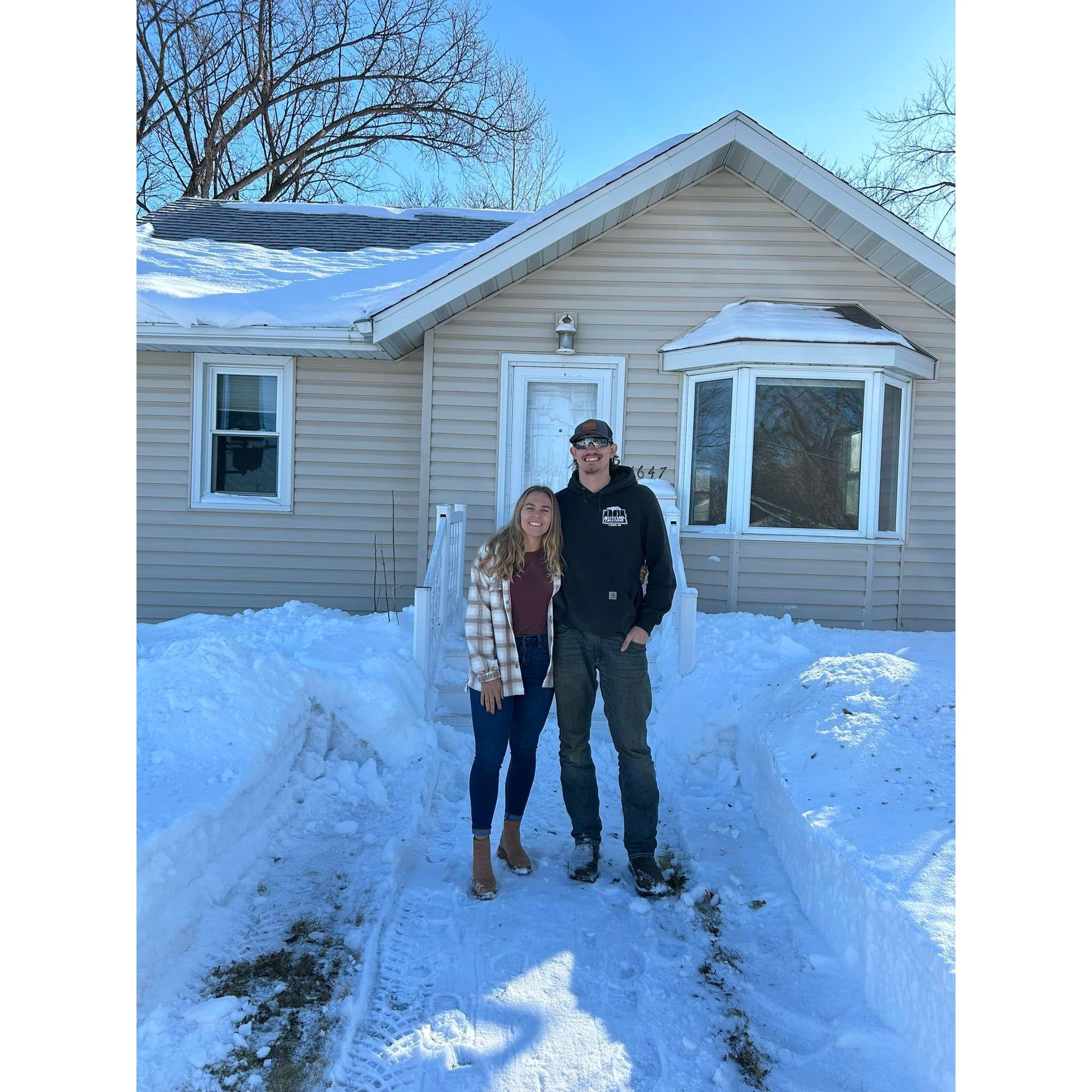 Our first house!