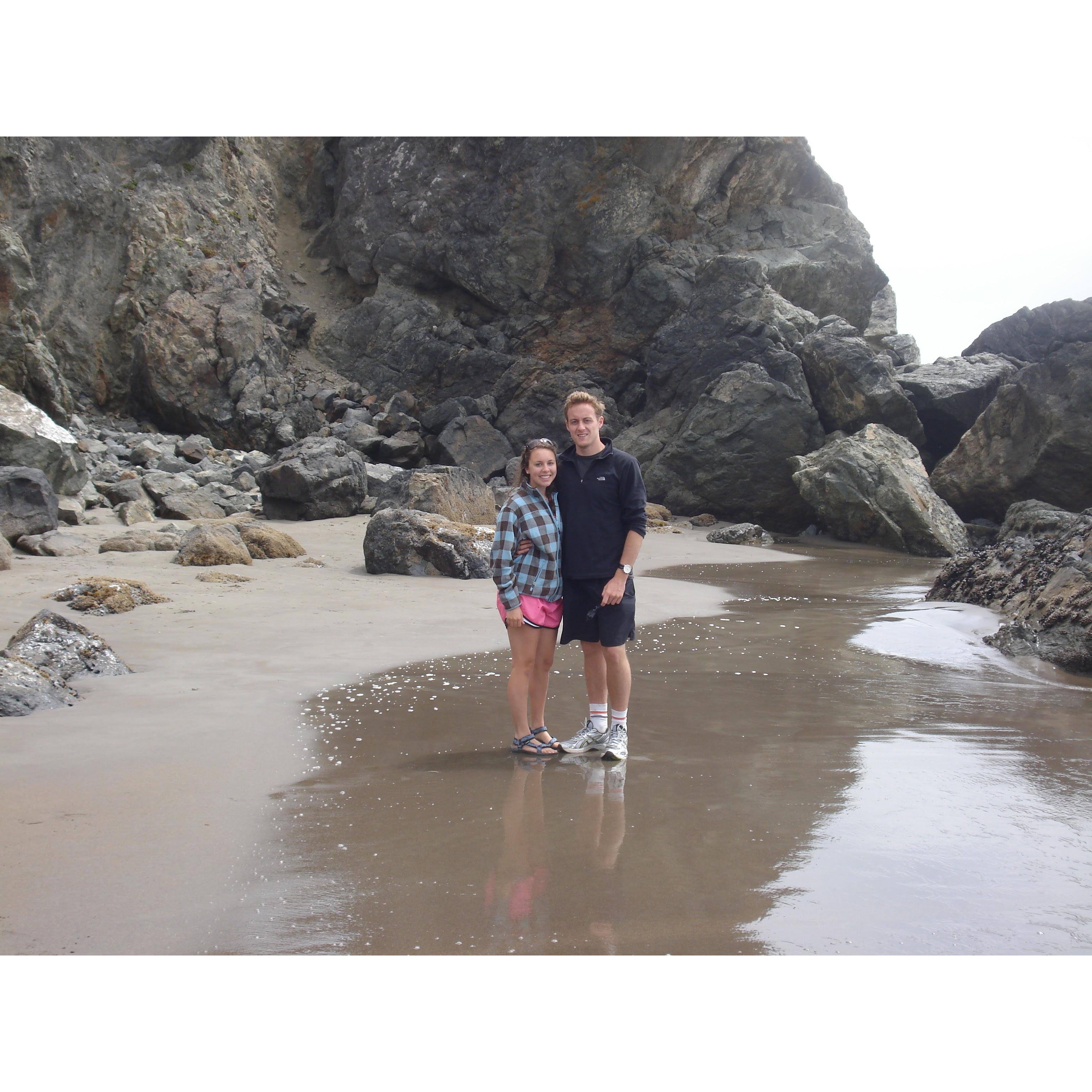 Hiking at Stinson Beach in 2011