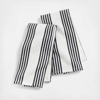 Cuisine Stripe Dish Towels, Set of 2