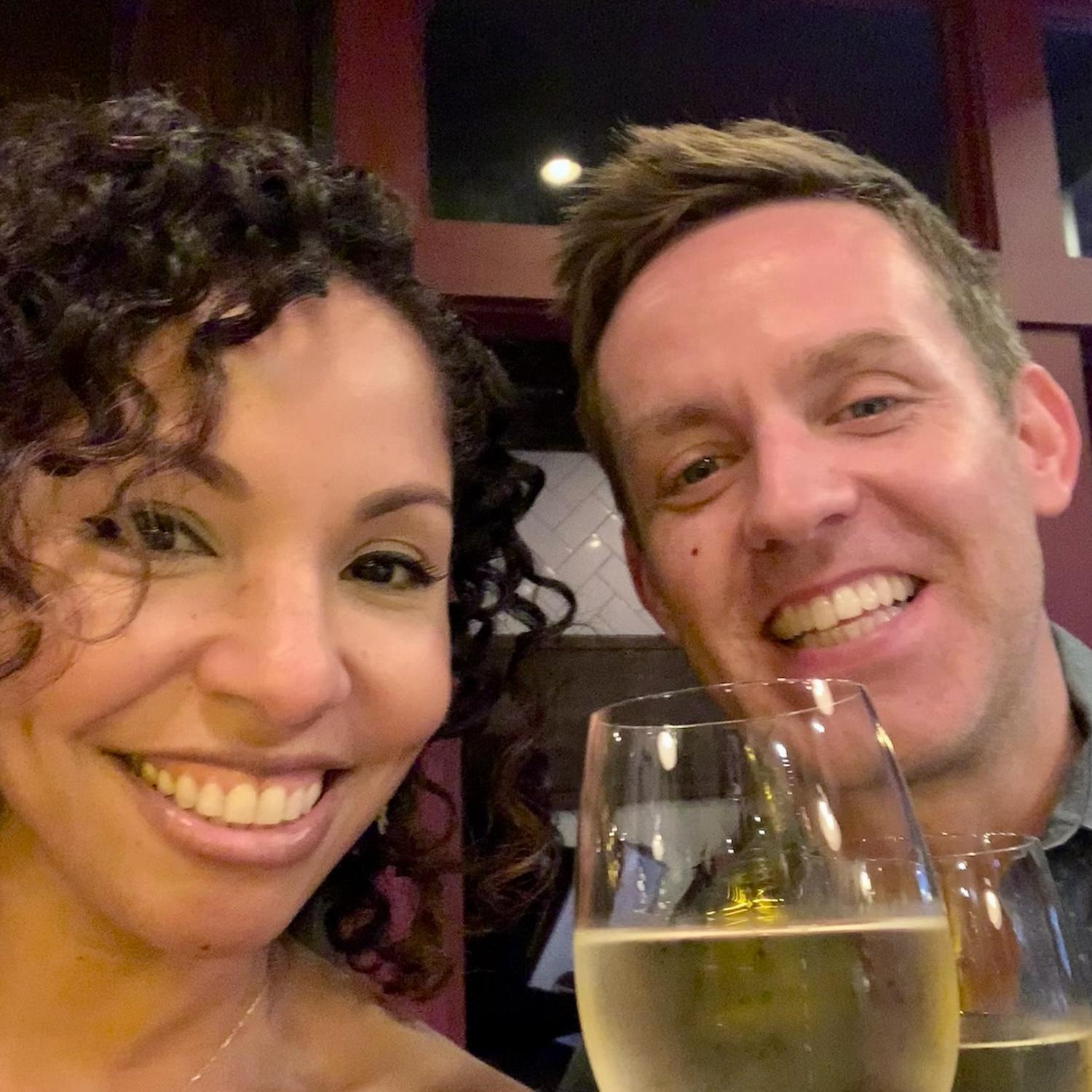 Engagement day wine bar