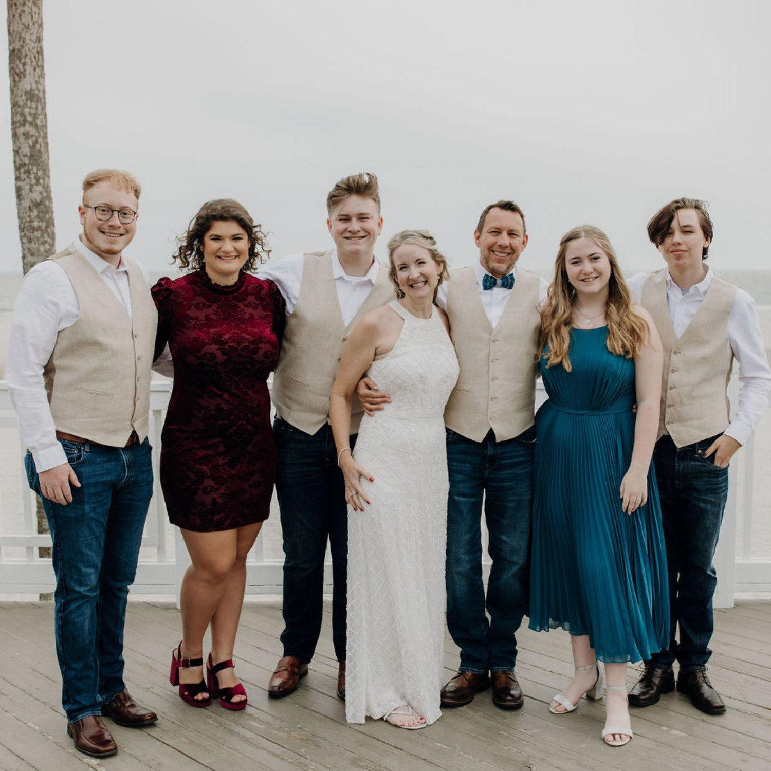 Feb 2022: Saylor's Mom, Erin, marries Jerry! Their marraige is celebrated by Saylor, Leigh, Saylor's brother Emmett, Sister Lucy, step-brother Jaden, and many other loved ones.