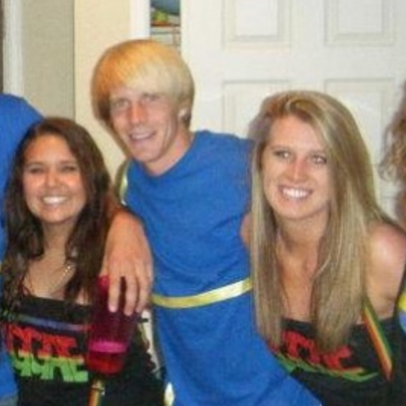This is where it all began. First time hanging out in college.
