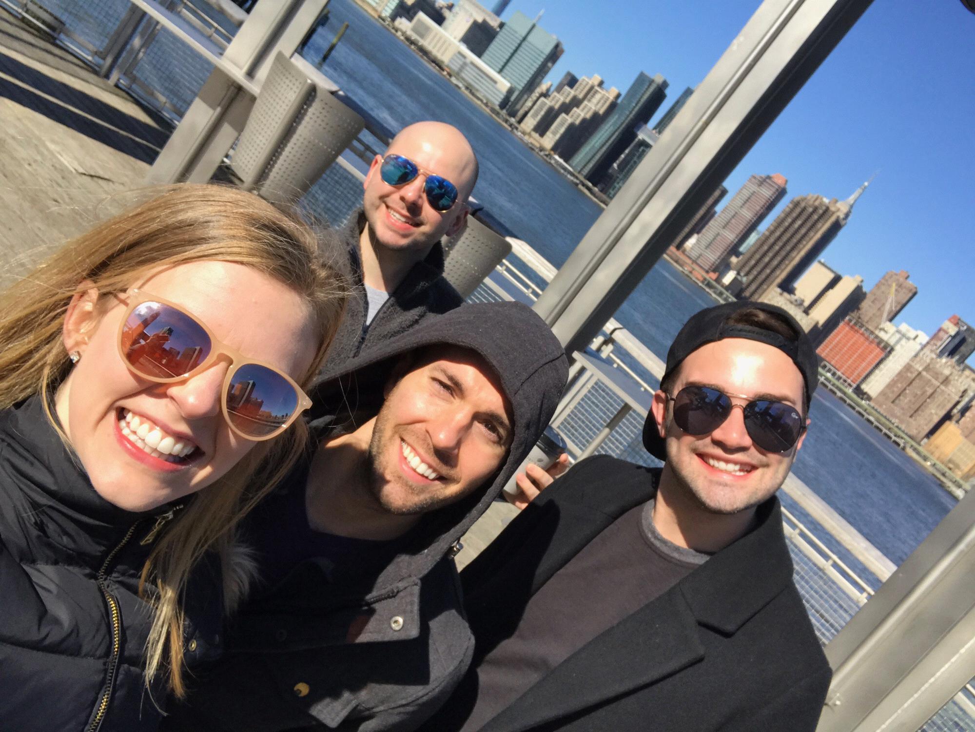 Kate + Jake and Shaun + Matthew!