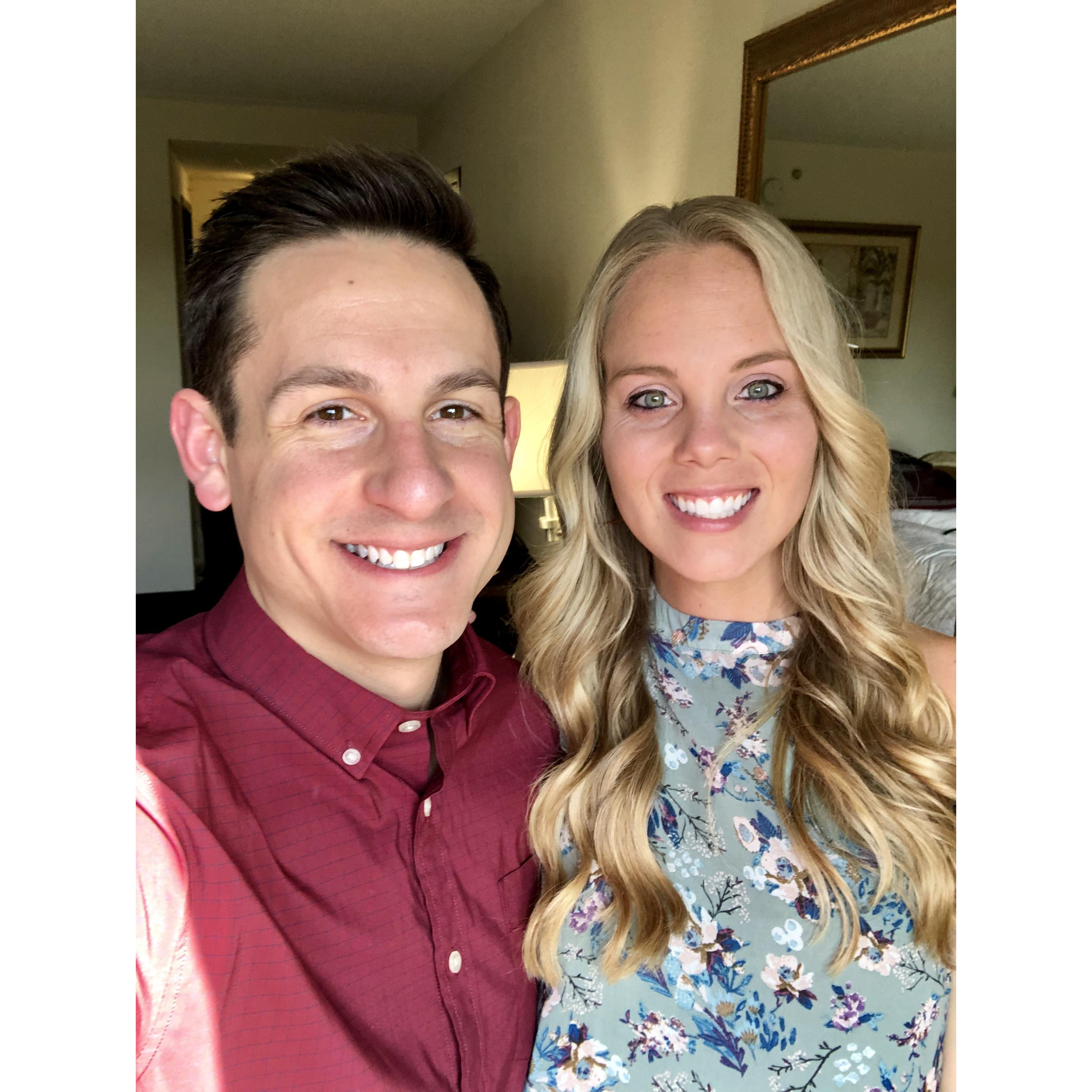 Rachel and Justin Poteat's wedding rehearsal