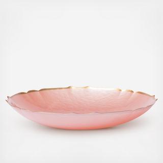 Baroque Glass Large Bowl