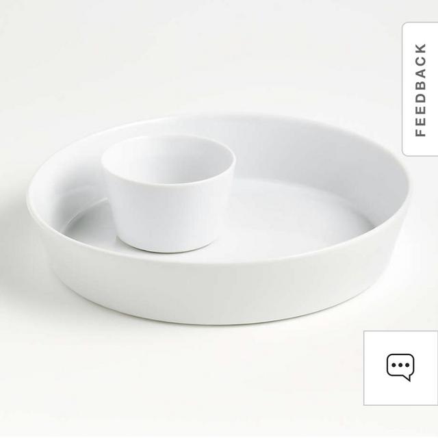 Crate & Barrel 2-Piece Chip and Dip Set