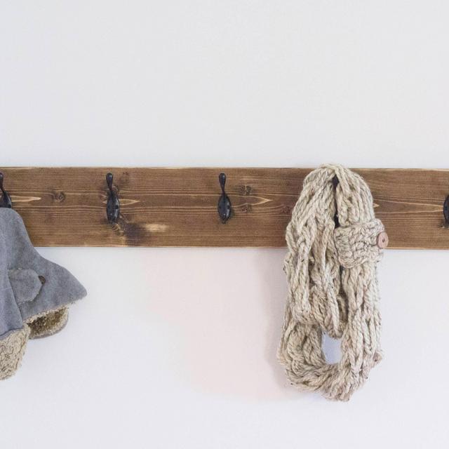 Wood Coat Rack | Rustic Coat Rack |...