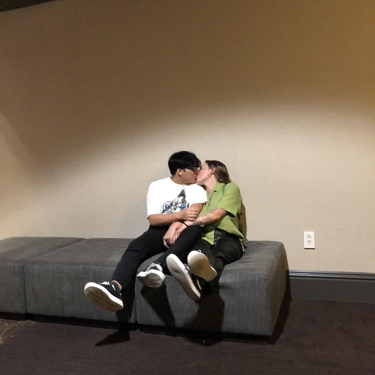 The place where the bride and groom met.