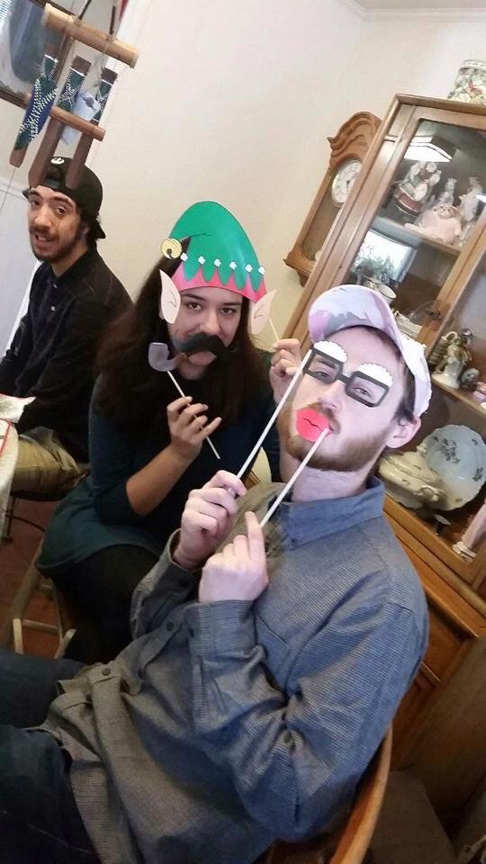 Christmas 2015! Jonah is not amused.