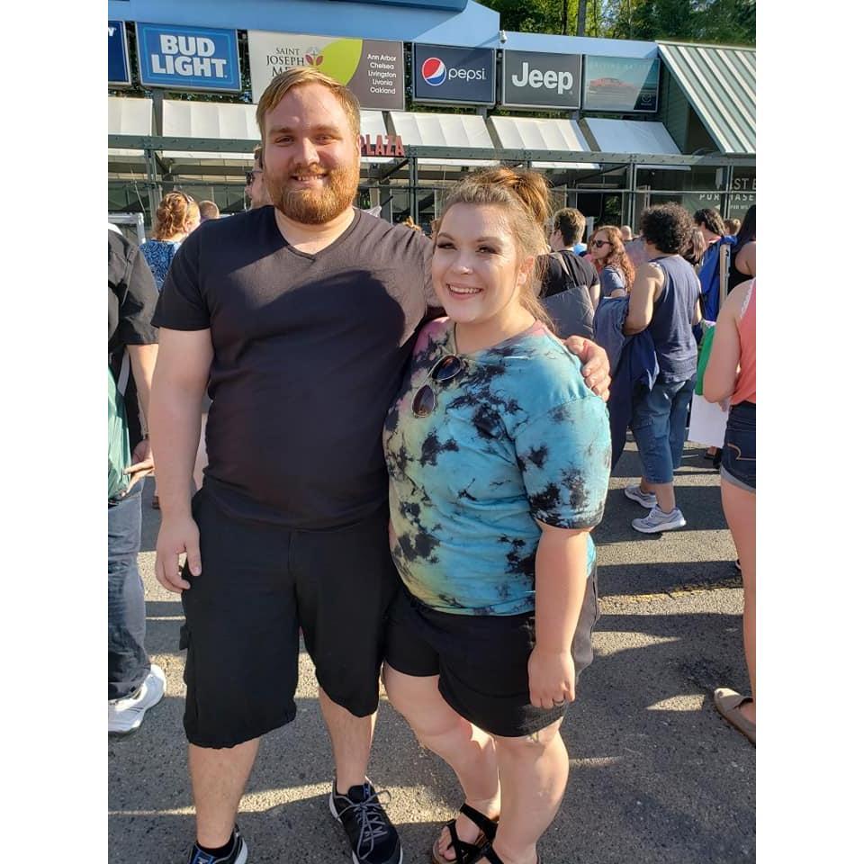 Date night attending an Evanesence concert
Summer 2018