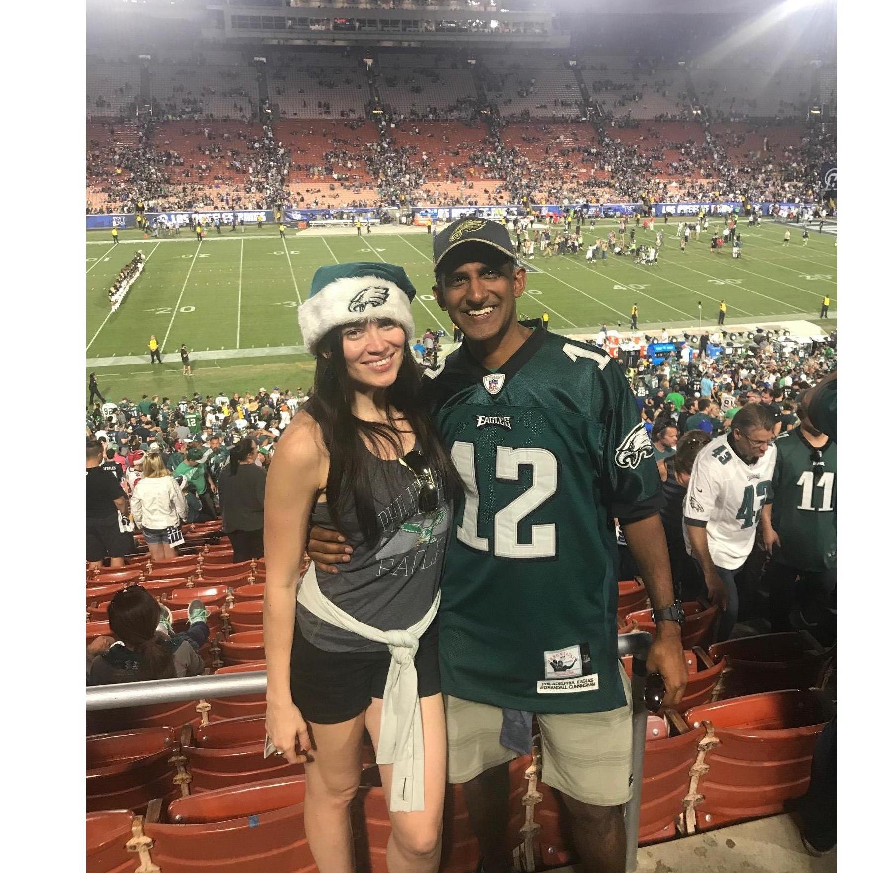 Eagles game vs LA Rams 2017
