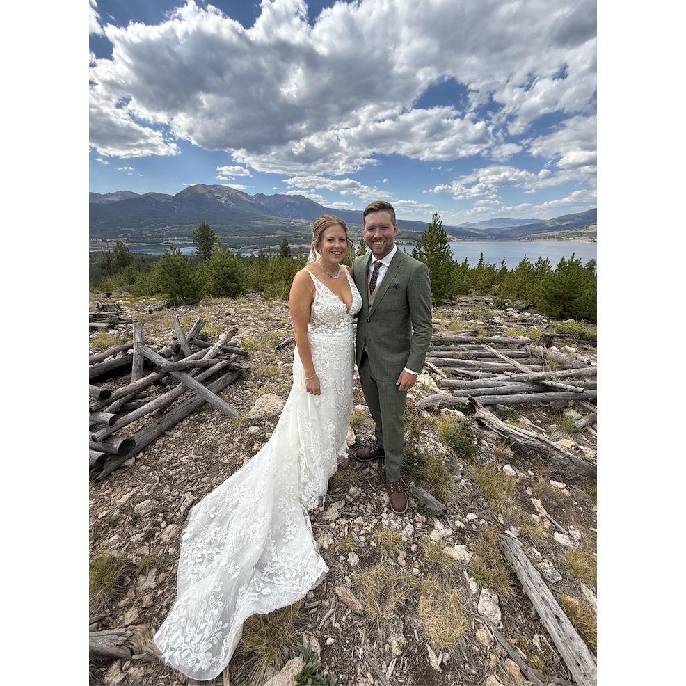 This photo was taken right after our ceremony