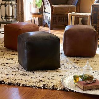 Cafe Noir Square Pouf